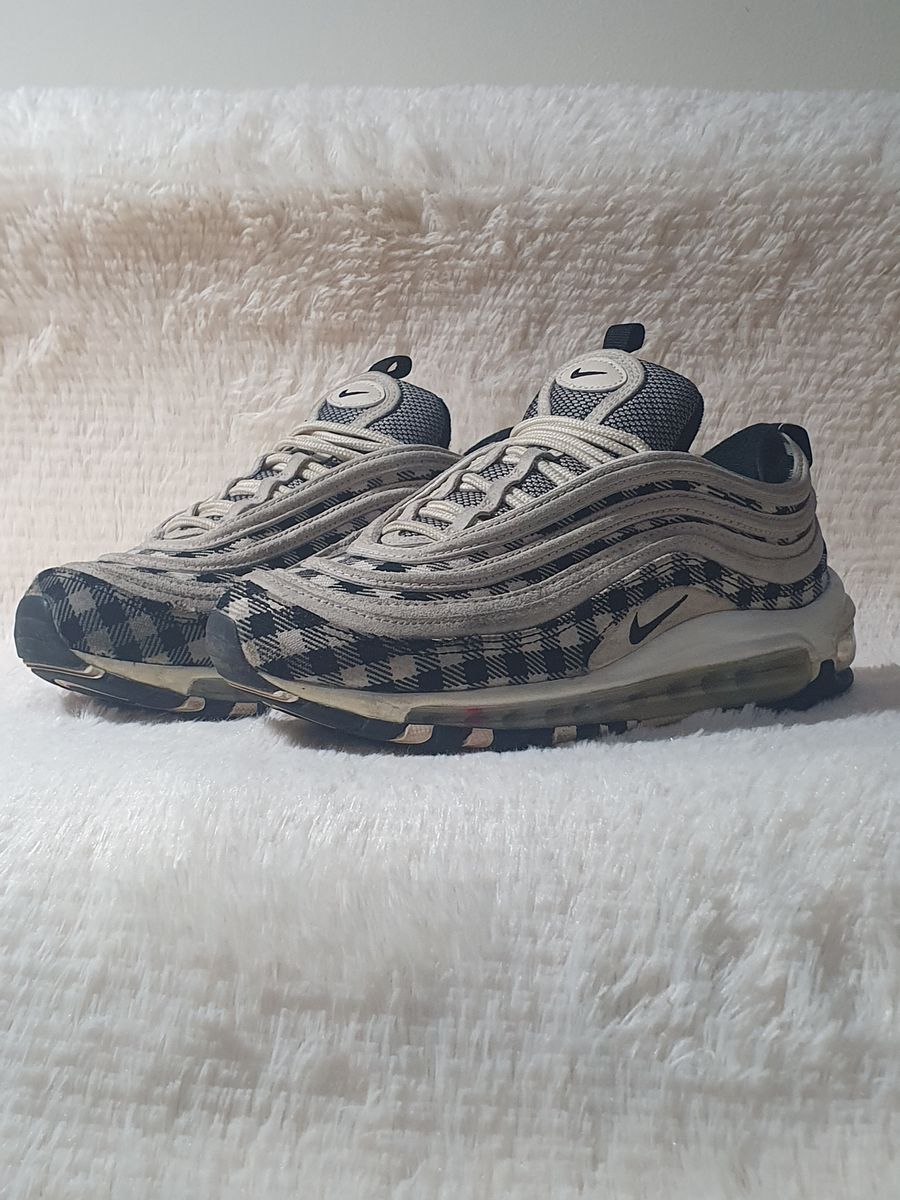 Air Max 97 Flannel Xadrez Nike Usado 91085463 enjoei