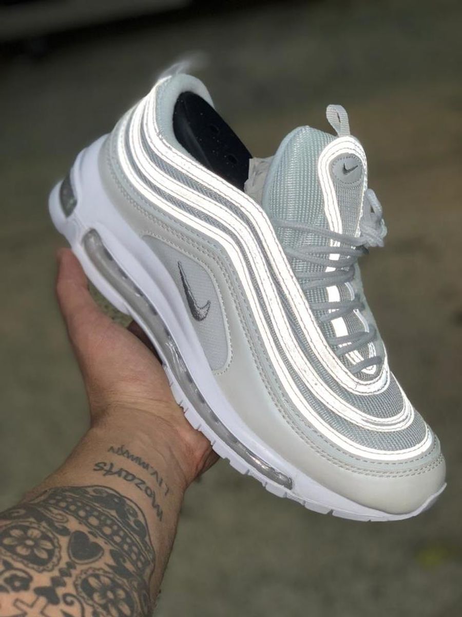 Tênis Nike Air Max 97 Premium Branco Refletivo