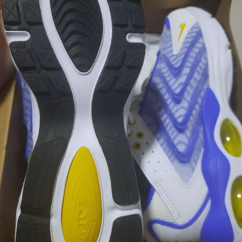 Nike tl cheap blue and yellow