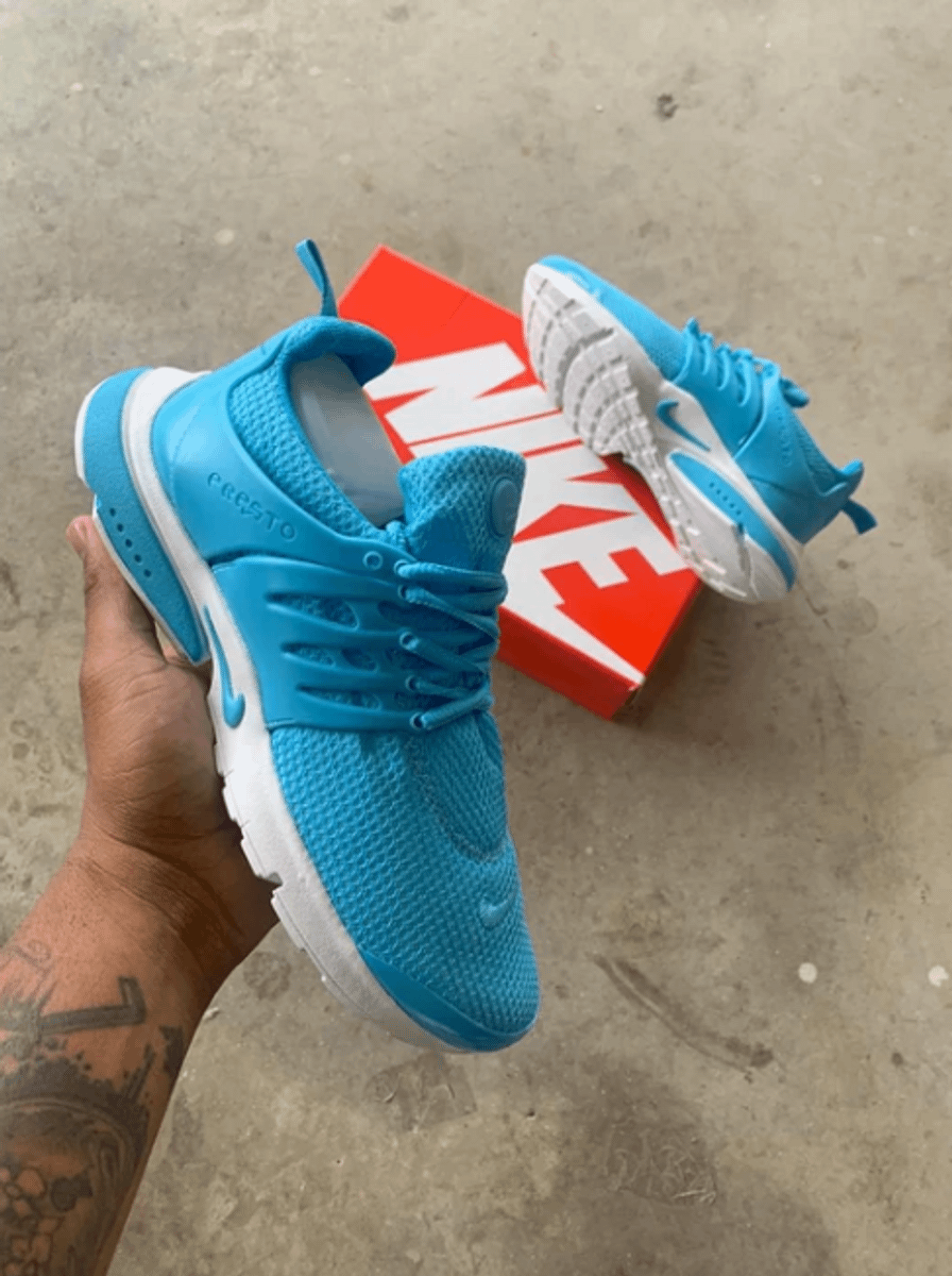 tênis nike azul feminino