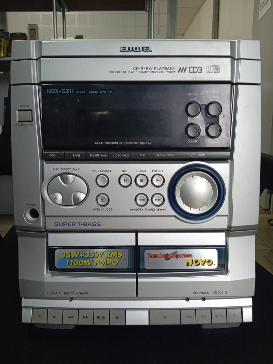 Aiwa Sound System Item de Música Aiwa Usado 77404651 enjoei