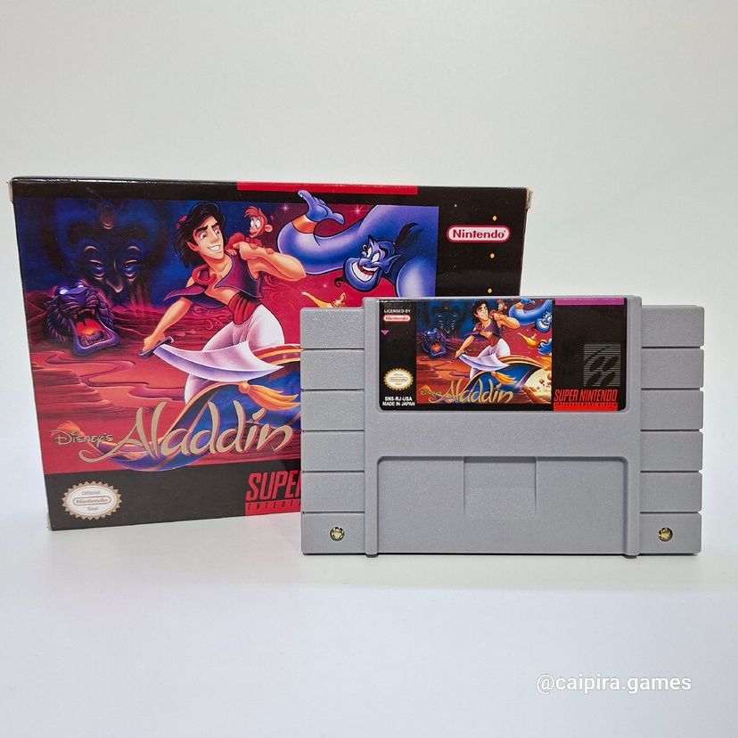 Aladdin Repro Super Nintendo Snes | Jogo de Videogame Nintendo Usado ...