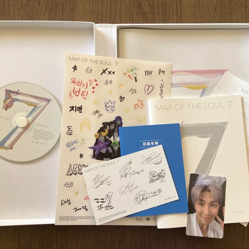 Album Bts Map Of The Soul 7 Completo Versão 1 (Version 1