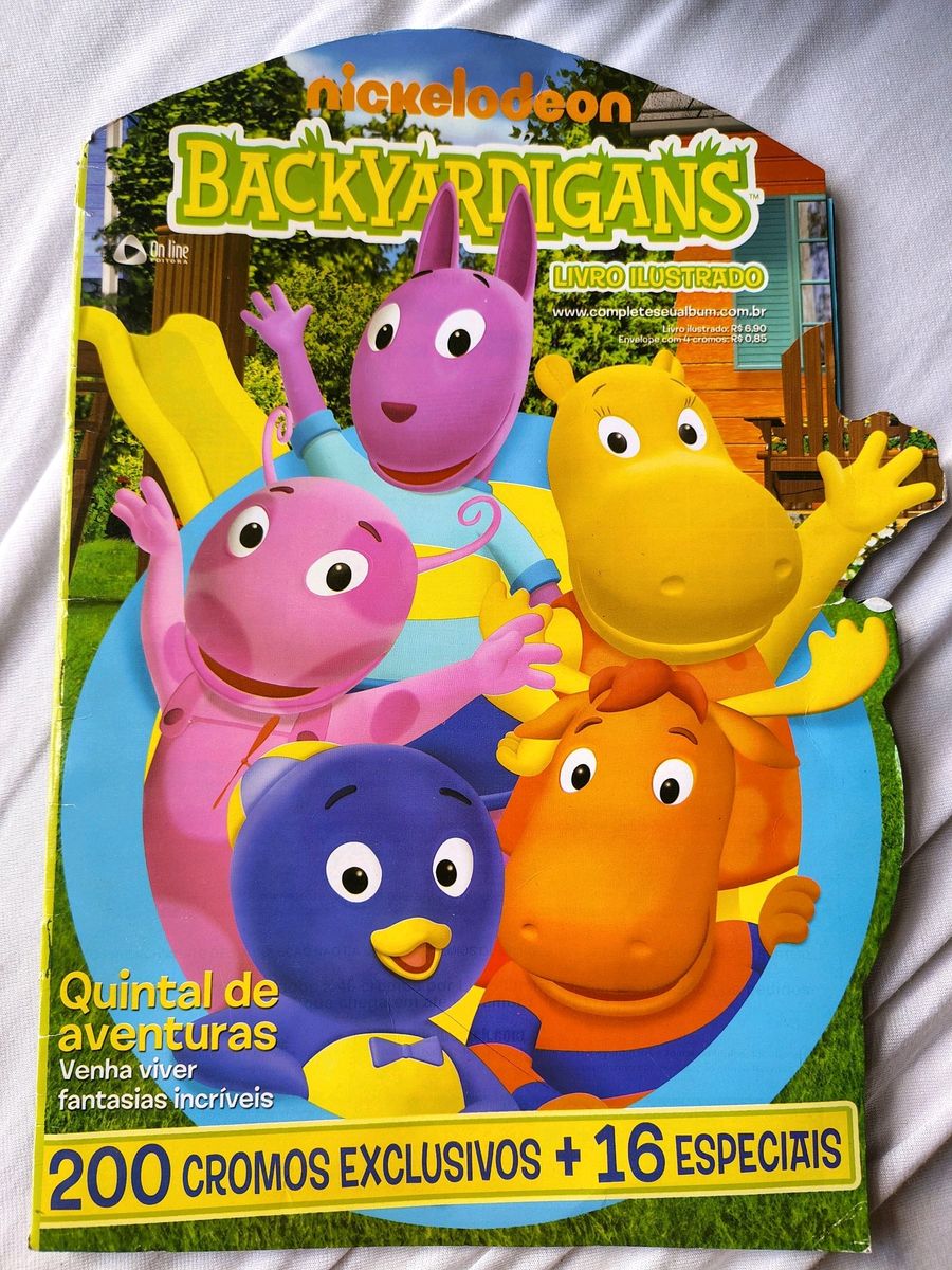 Álbum de Figurinhas Backyardigans | Livro Nickelodeon Usado 139711148 ...