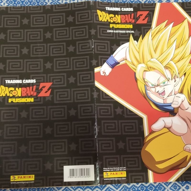 Álbum de Figurinhas Cards Dragonball Z Fusion ( Vazio