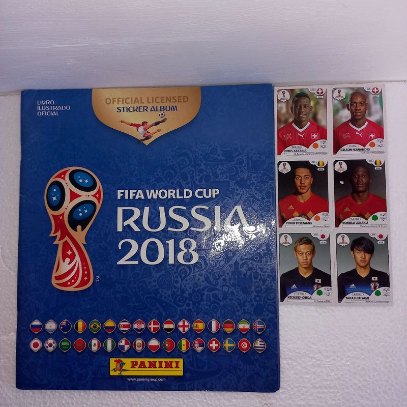 Pacotinhos da Copa 2018 Rússia