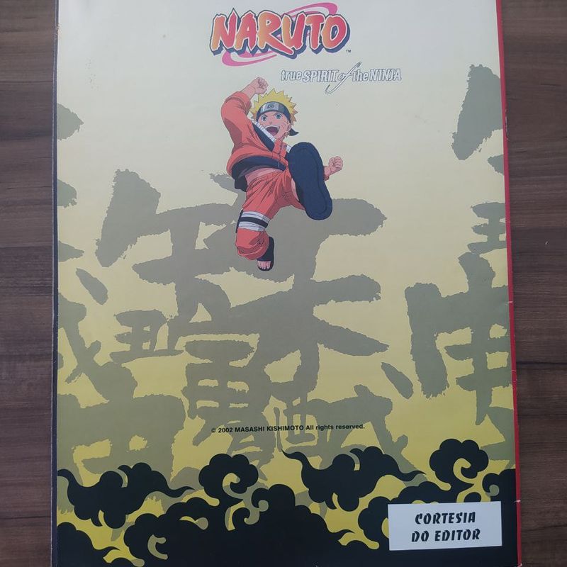 ALBUM FIGURINHAS NARUTO TRUE SPIRIT OF THE NINJA - COMP