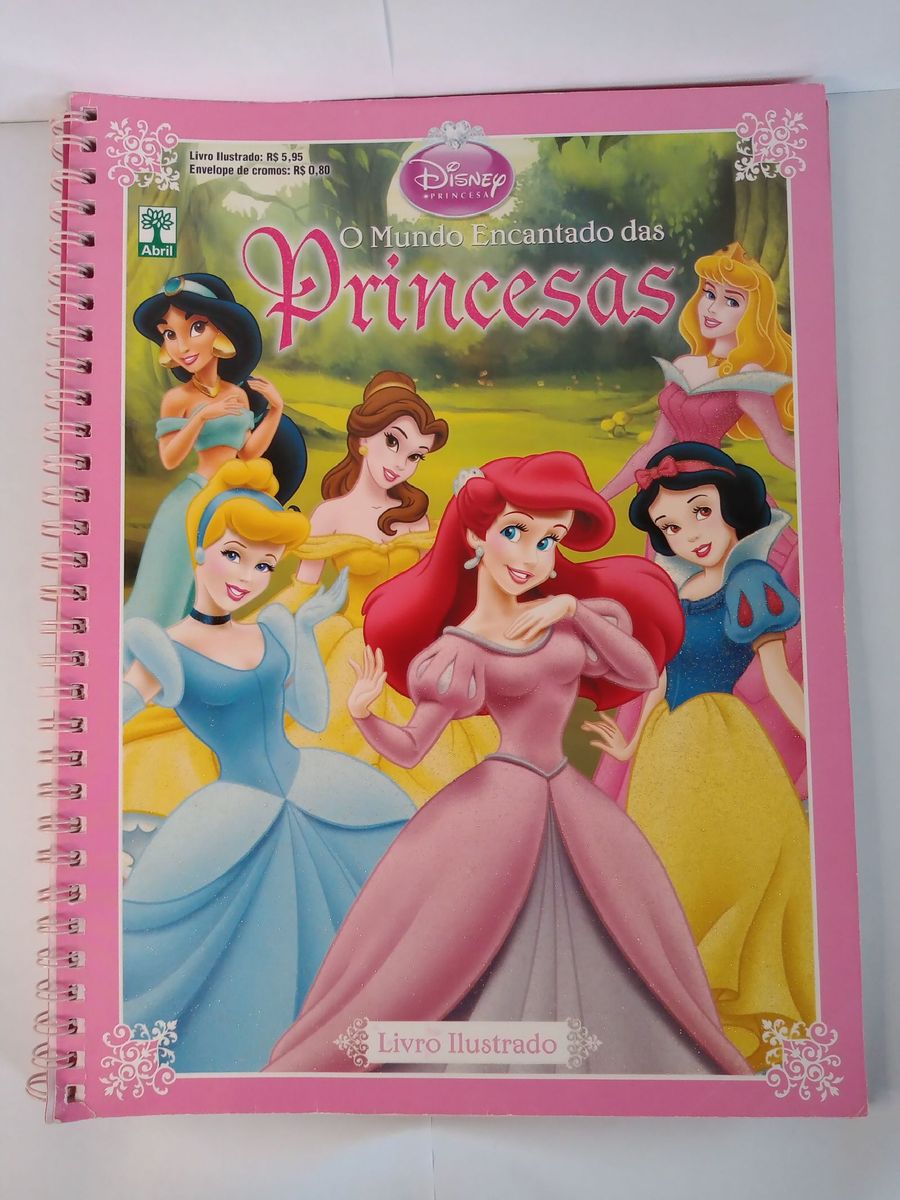Álbum de Figurinhas O Mundo Encantado Das Princesas da Disney | Livro ...