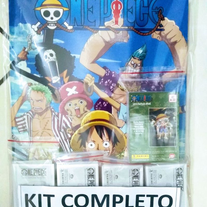 Álbum de Figurinhas One Piece COMPLETO!! 