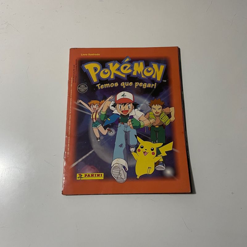 Album De Figurinhas Pokémon Completo Sem Poster Antigo Usado