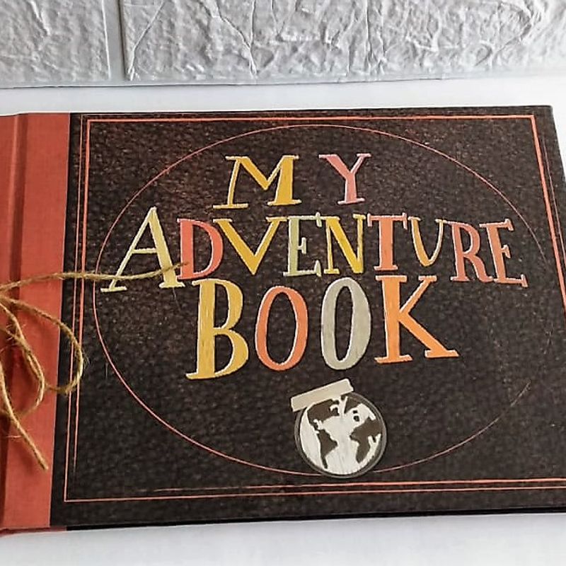 Álbum de Fotos My Adventure Book Up A5 C/ Marcador de Paginas e Cards, Item de Papelaria Preciosas Nunca Usado 87315439