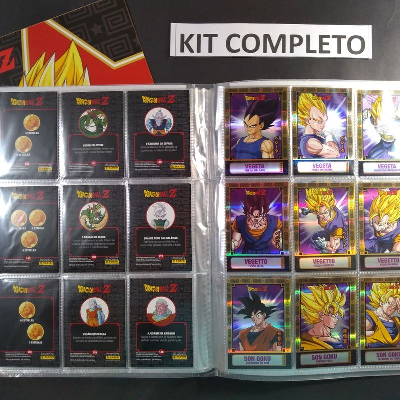 Album Dragon Ball Z Fusion Cards + Pasta Porta Completo, Brinquedo Editora  Panini 2016 Usado 70303269