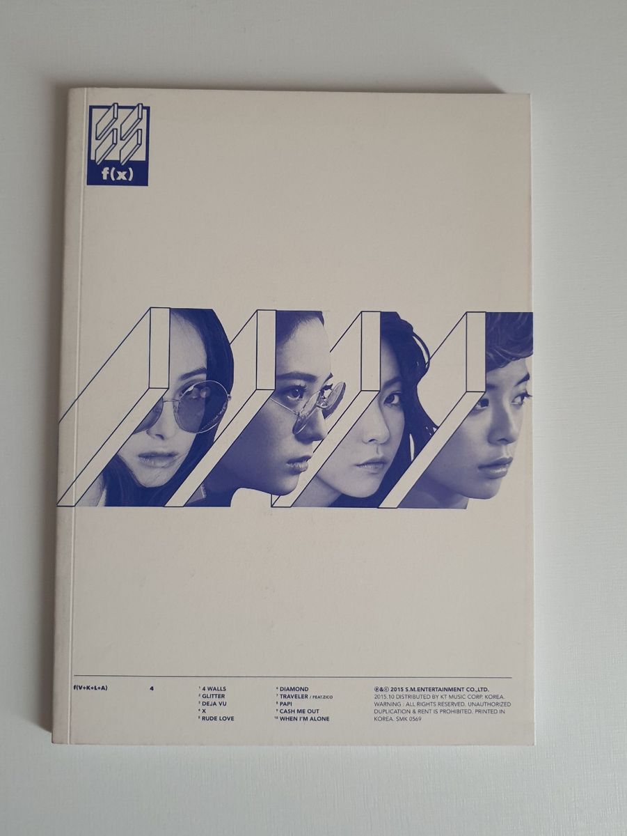 Álbum F(X) 4 Walls | Item de Música Sm Entertainment Usado