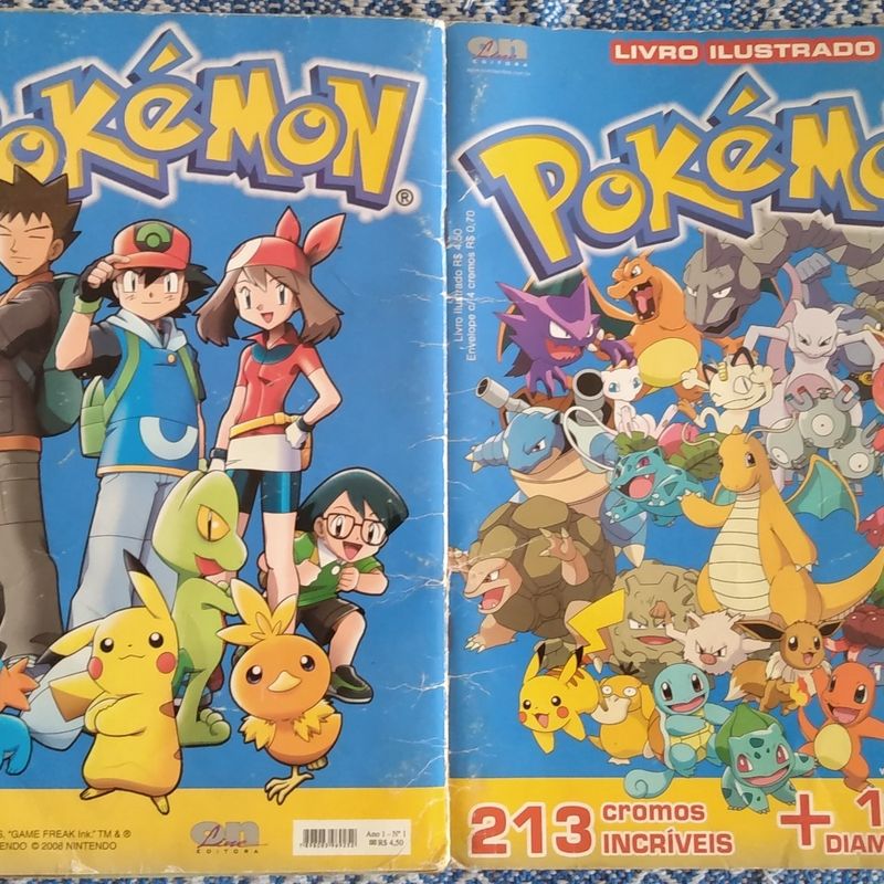 Album De Figurinhas Pokémon Completo Sem Poster Antigo Usado