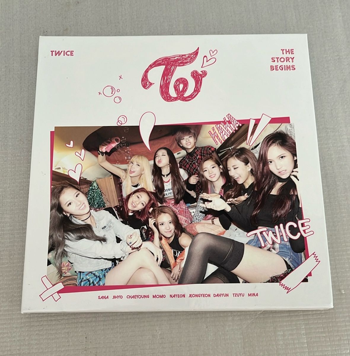 直筆サイン TWICE THE STORY BEGINS アルバム ストビギ Álbum Twice The Story Begins | Jyp Usado 109137163 | enjoei