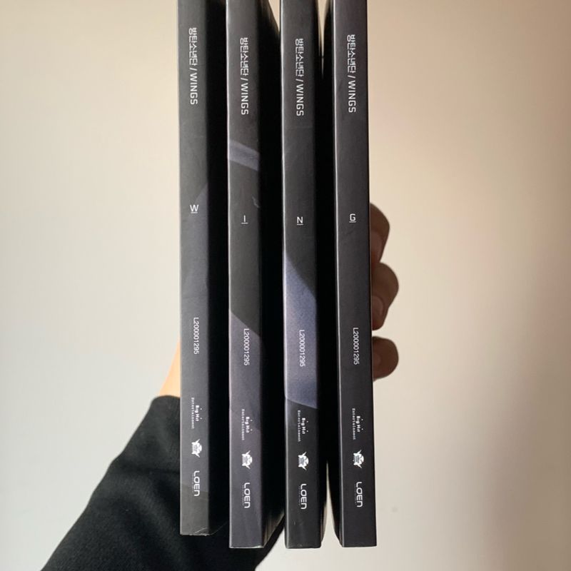 Album Wings Bts - 4 Versões (W, I, N, G) Todas com Photocards do