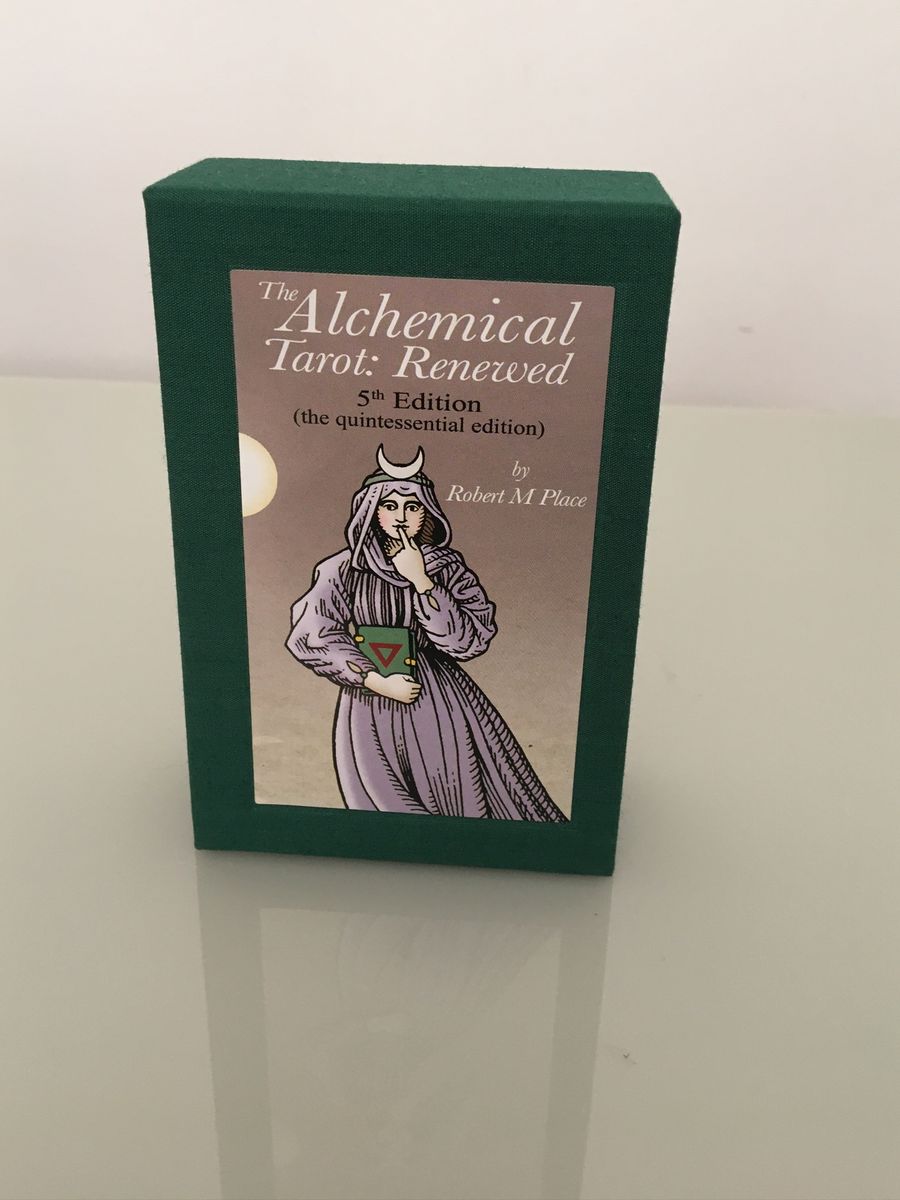 Alchemical Tarot de Robert Place | Livro Robert Place Nunca Usado