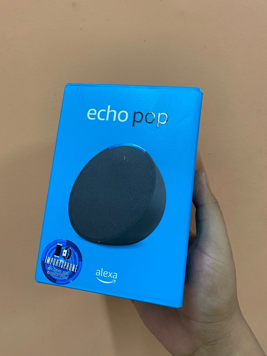 Alexa Echo Pop Lançamento  Item Info & Eletro Alexa Nunca Usado