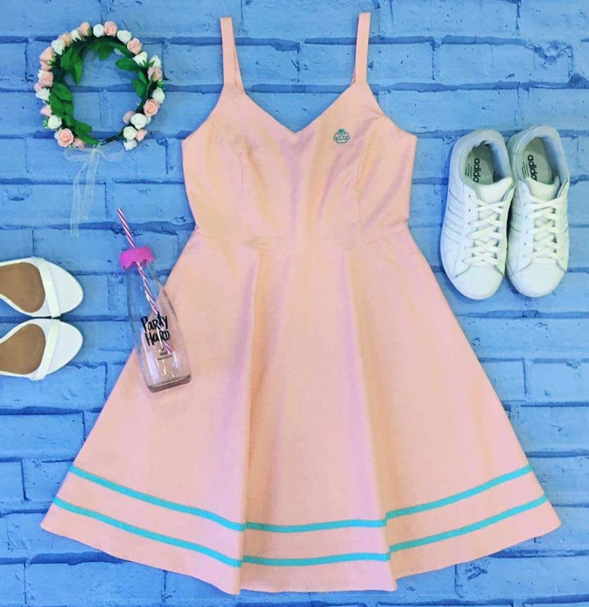 vestido algodão doce