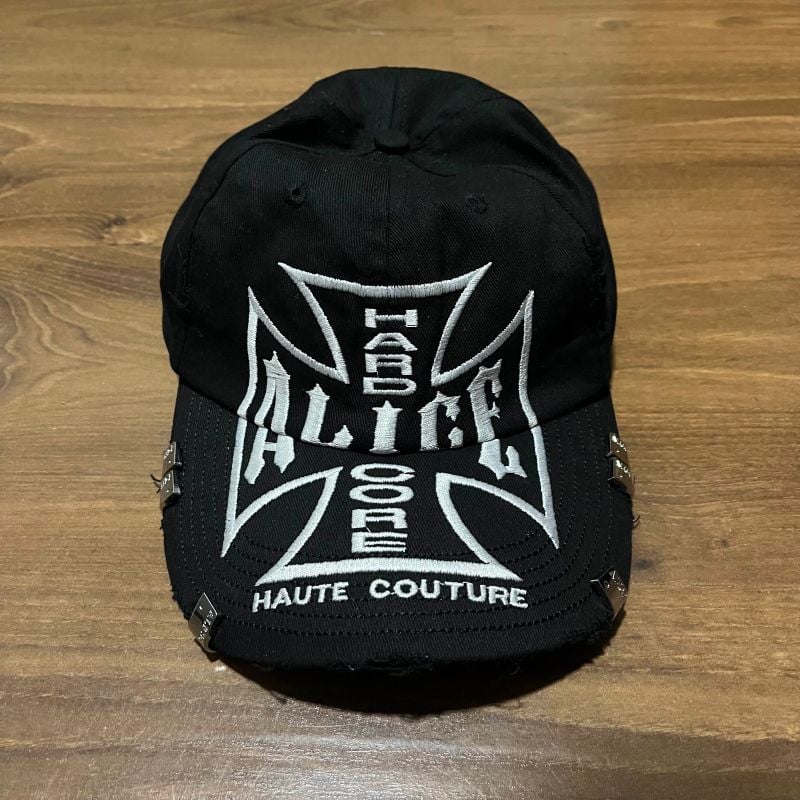 未使用【ALICE HOLLYWOOD】CHOPPER CAP /BLKWHT 未使用【ALICE HOLLYWOOD】CHOPPER CAP /BLKWHT 0327-1.png?v