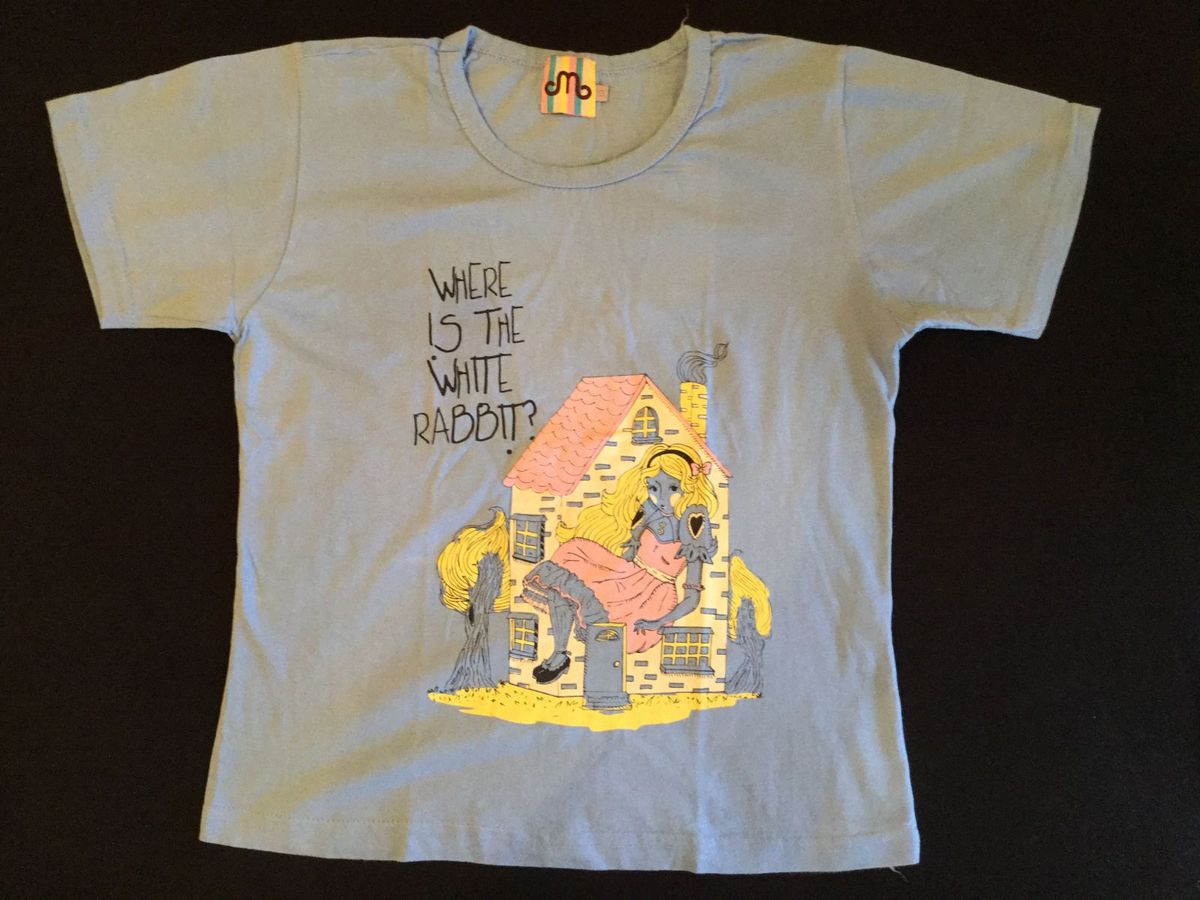 Alice Procura O Coelho Branco | Camiseta Feminina Emme Usado 2435983 ...
