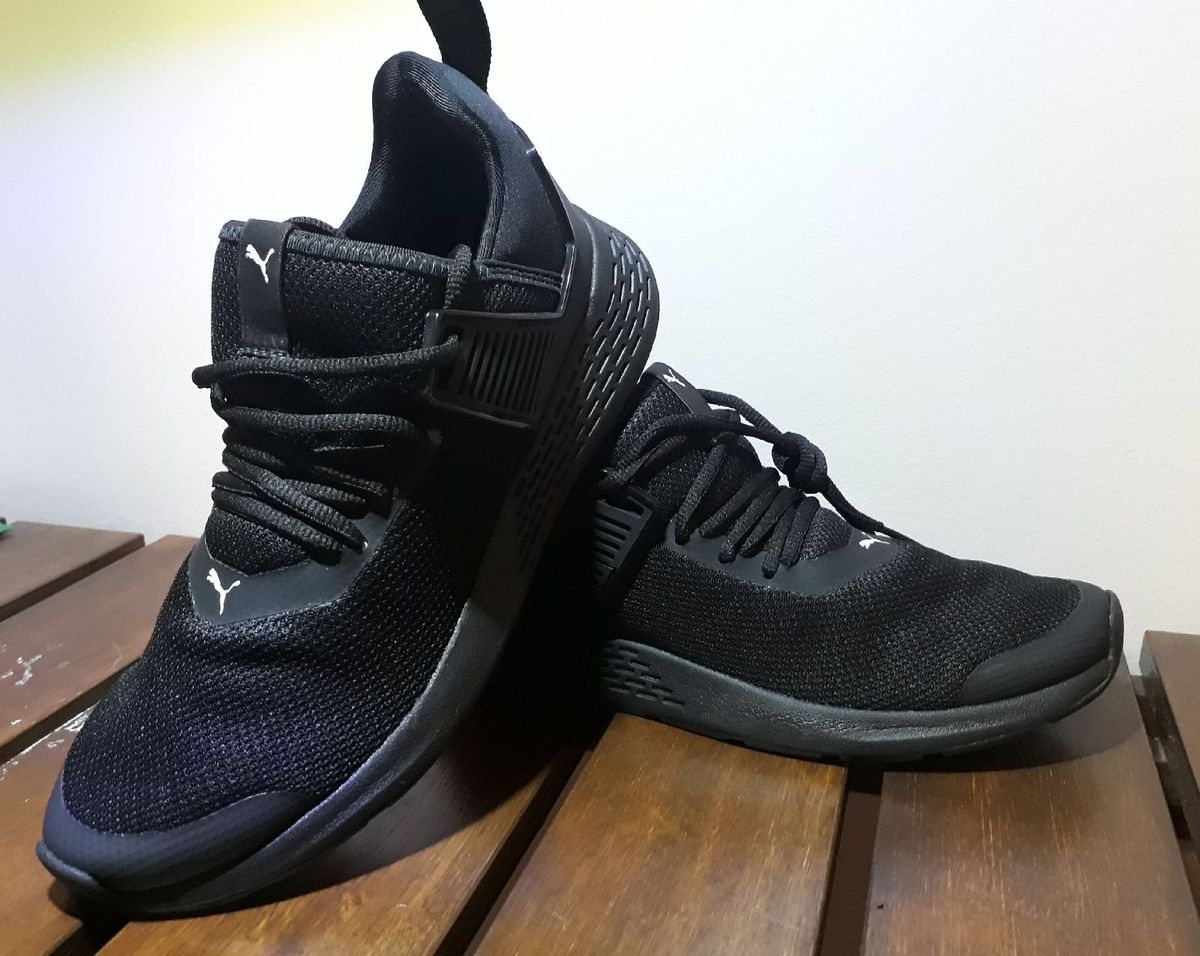 tenis puma all black