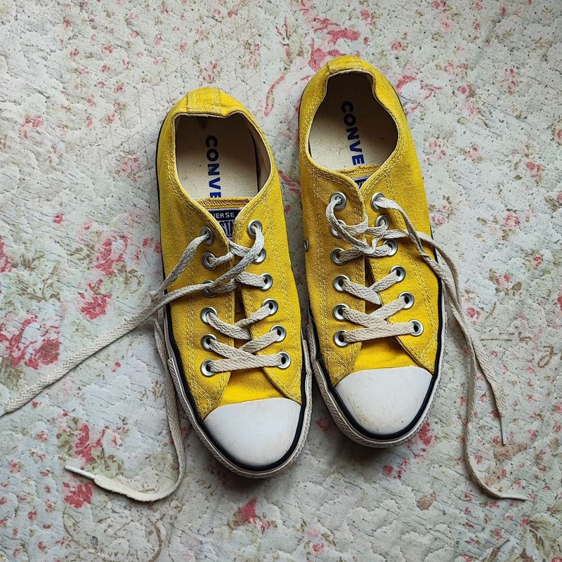All star amarelo hot sale 35