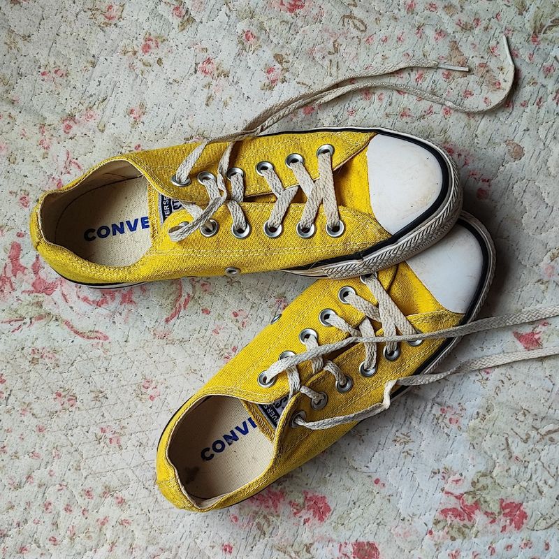 All star amarelo hot sale 35