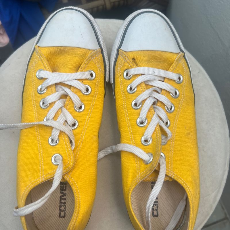 All Star Amarelo Tamanho 37 T nis Feminino All Star Usado