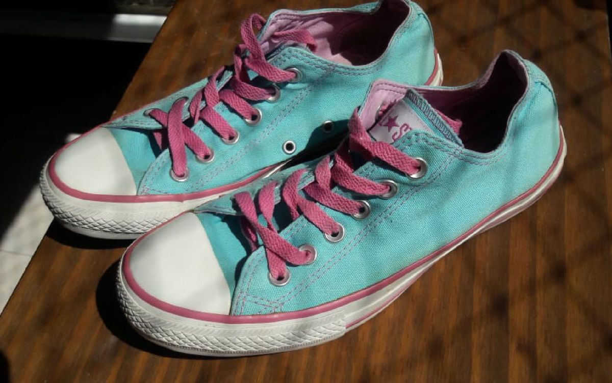 all star azul e rosa