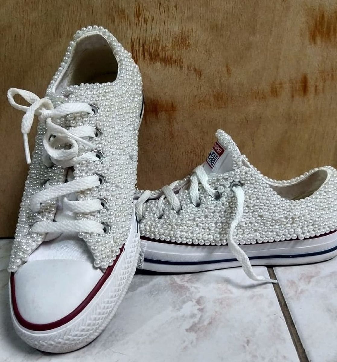 all star branco bordado