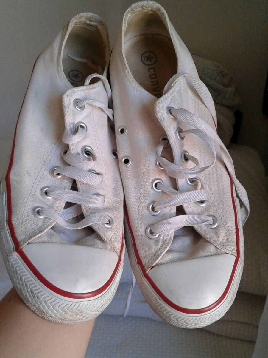 all star branco usado