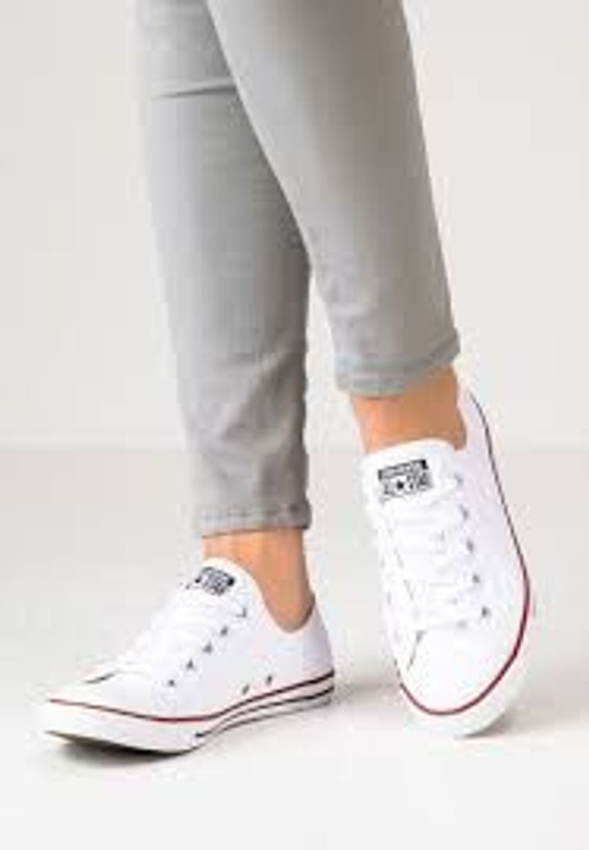 all star todo branco feminino