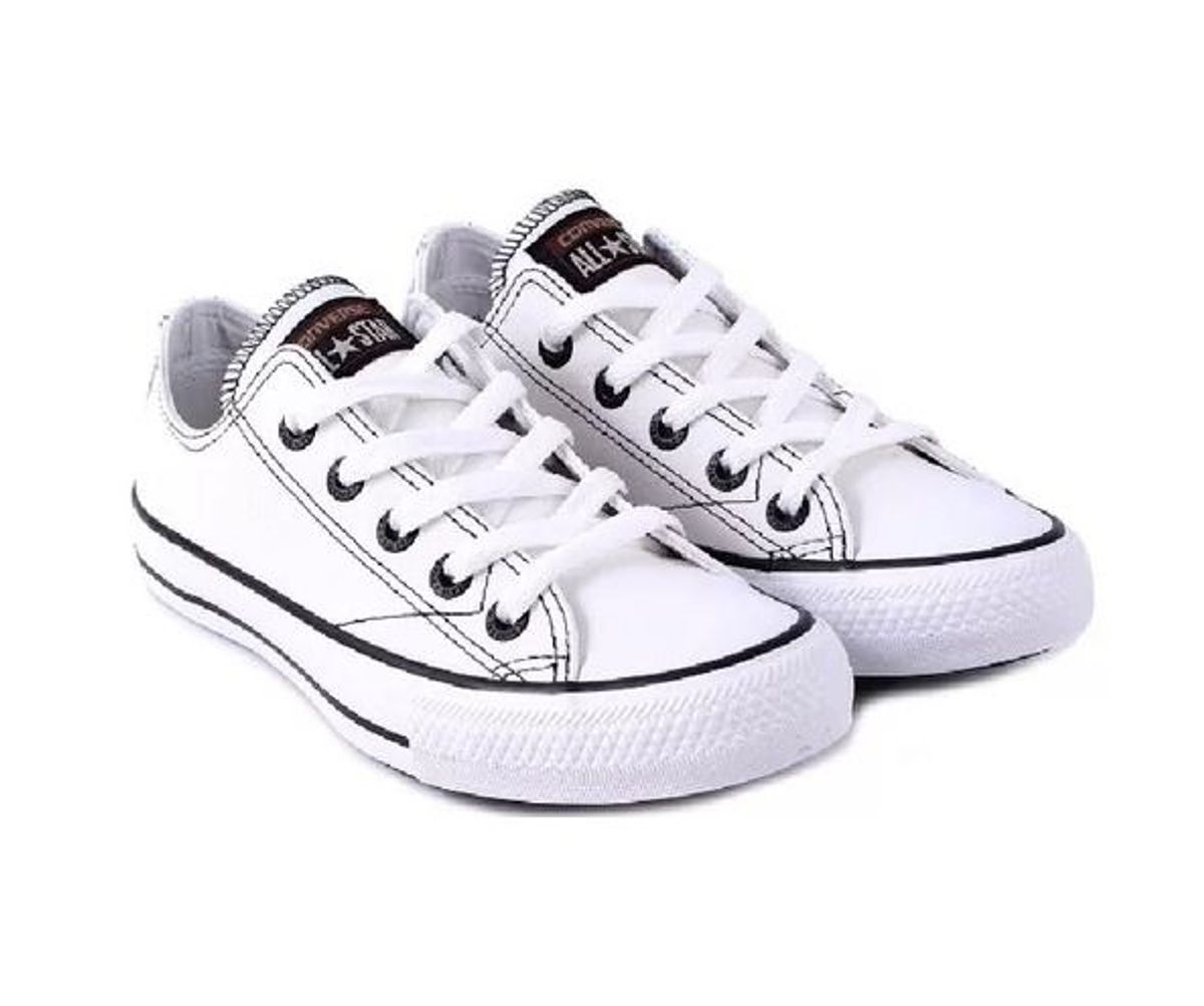 all star branco com listra preta