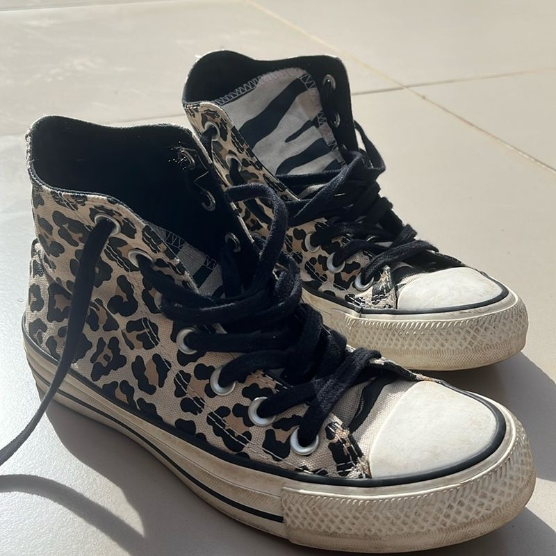 All star cano hot sale alto animal print