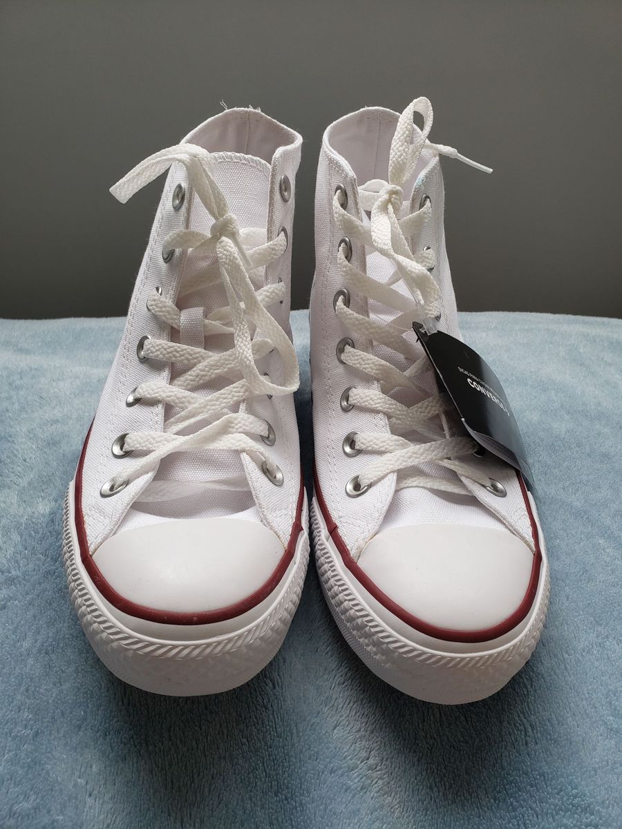 All Star Cano Alto Branco Novo (Com Etiqueta) Tênis Feminino All