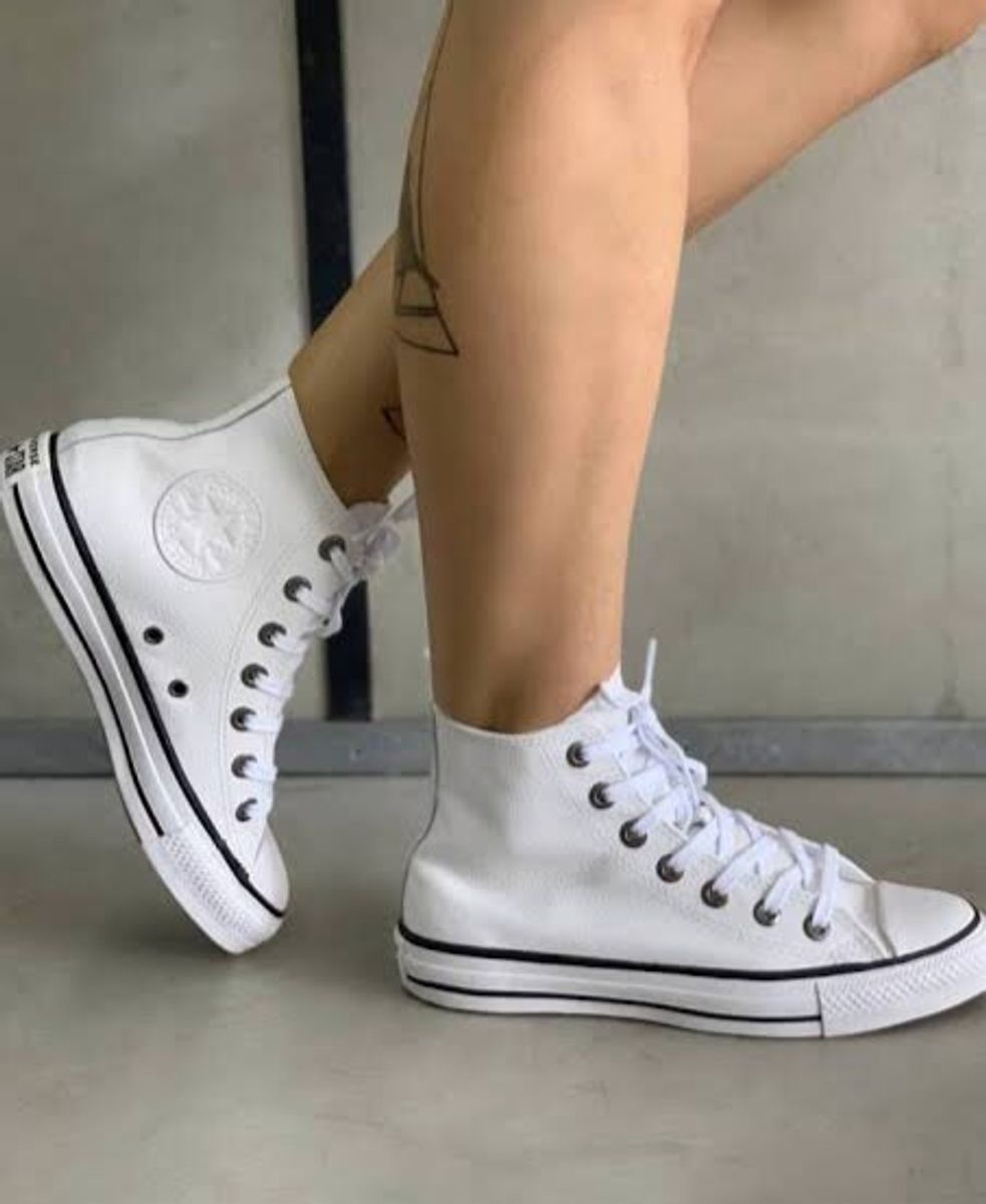 comprar all star branco cano alto