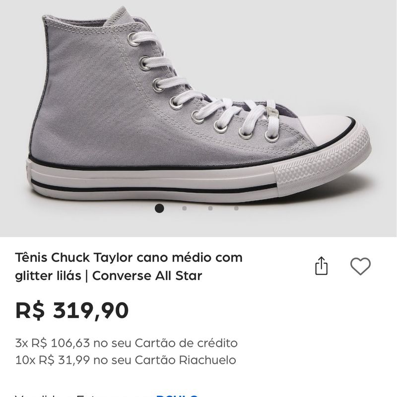 Tênis All Star Cano Alto Vermelho | Tênis Feminino Nunca Usado 83801054 |  enjoei