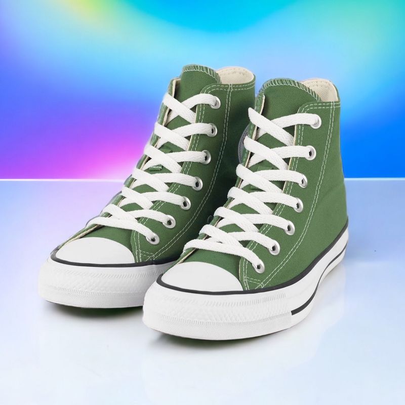 All star cano sales alto verde musgo