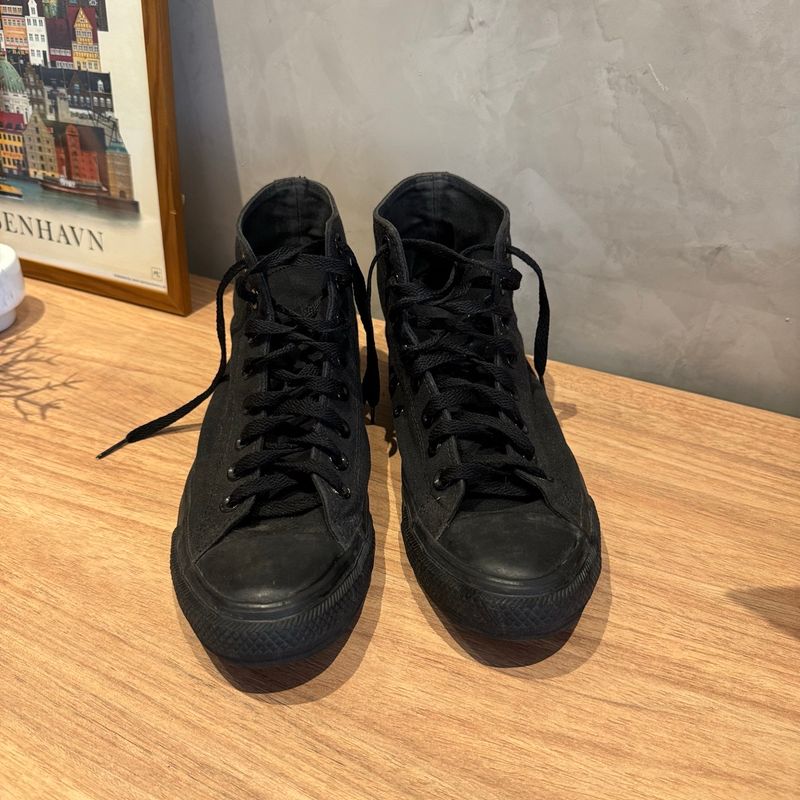 All Star Cano Alto Todo Preto All Star Usado 110844017 enjoei