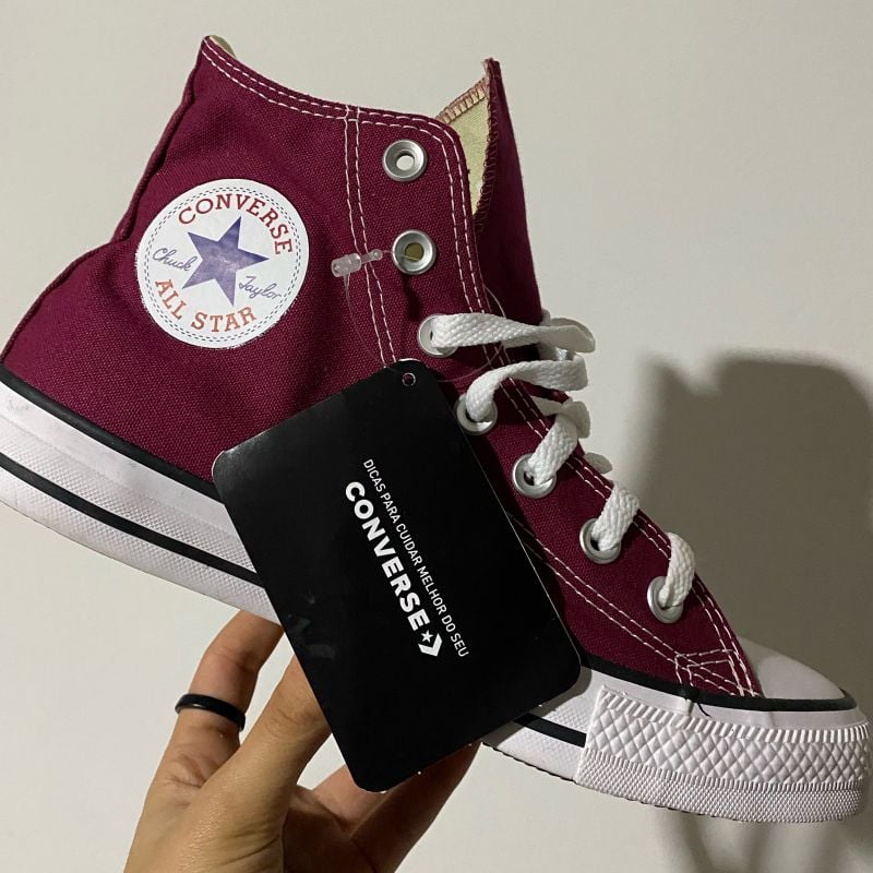 Converse All Star Alto Vinho