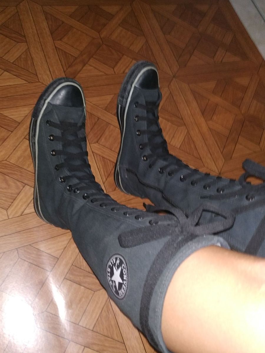 botas all star cano longo