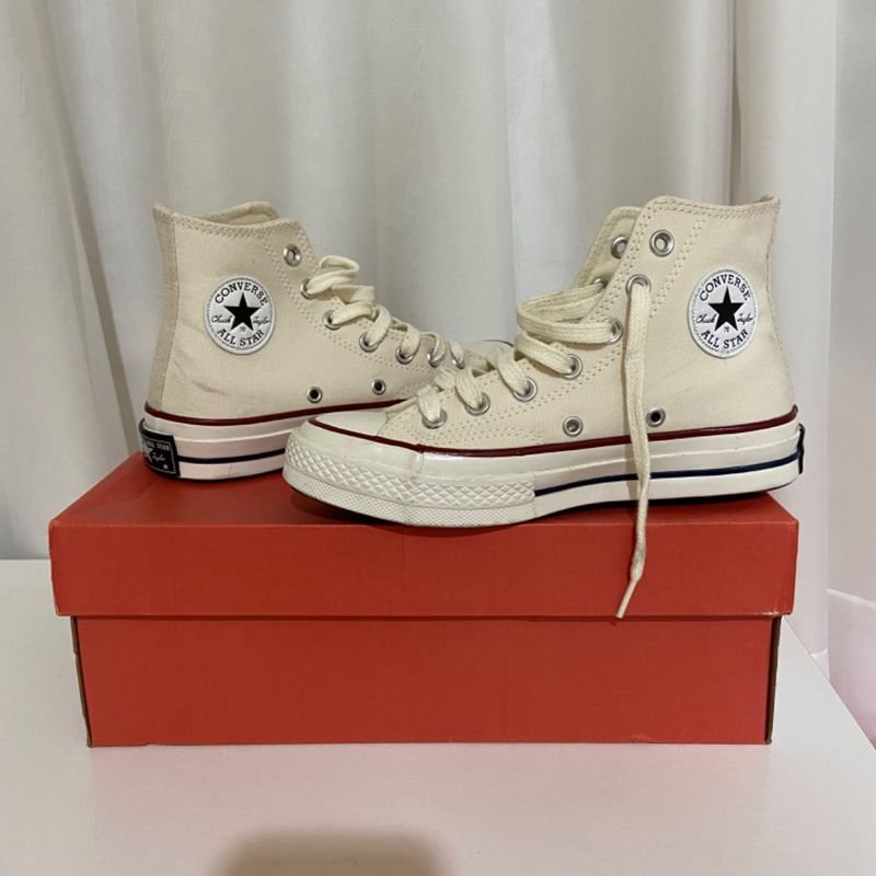 Tênis Converse Chuck 70 Vintage All Star Feminino Bege / Branco