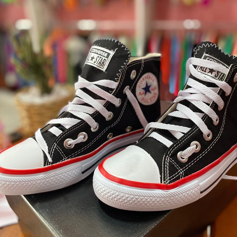 All Star Preto - Cano Alto | Tênis Feminino All Star Nunca Usado 42689769 |  enjoei