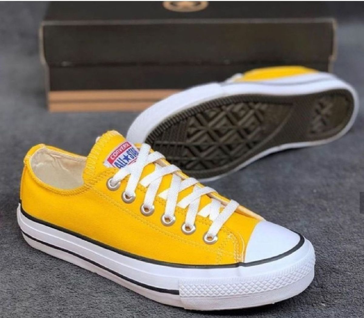 tenis all star feminino amarelo