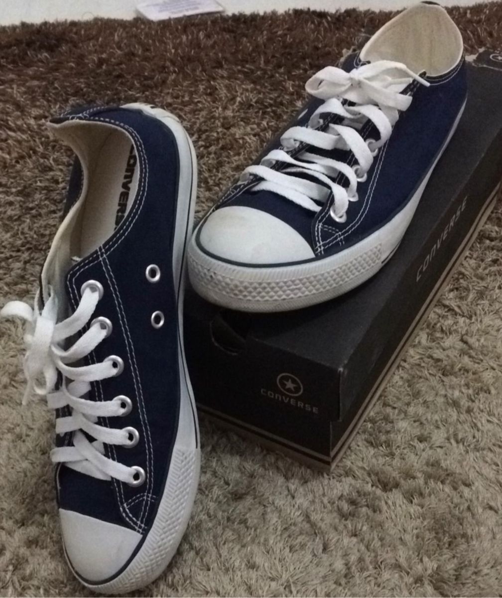 tenis all star azul masculino