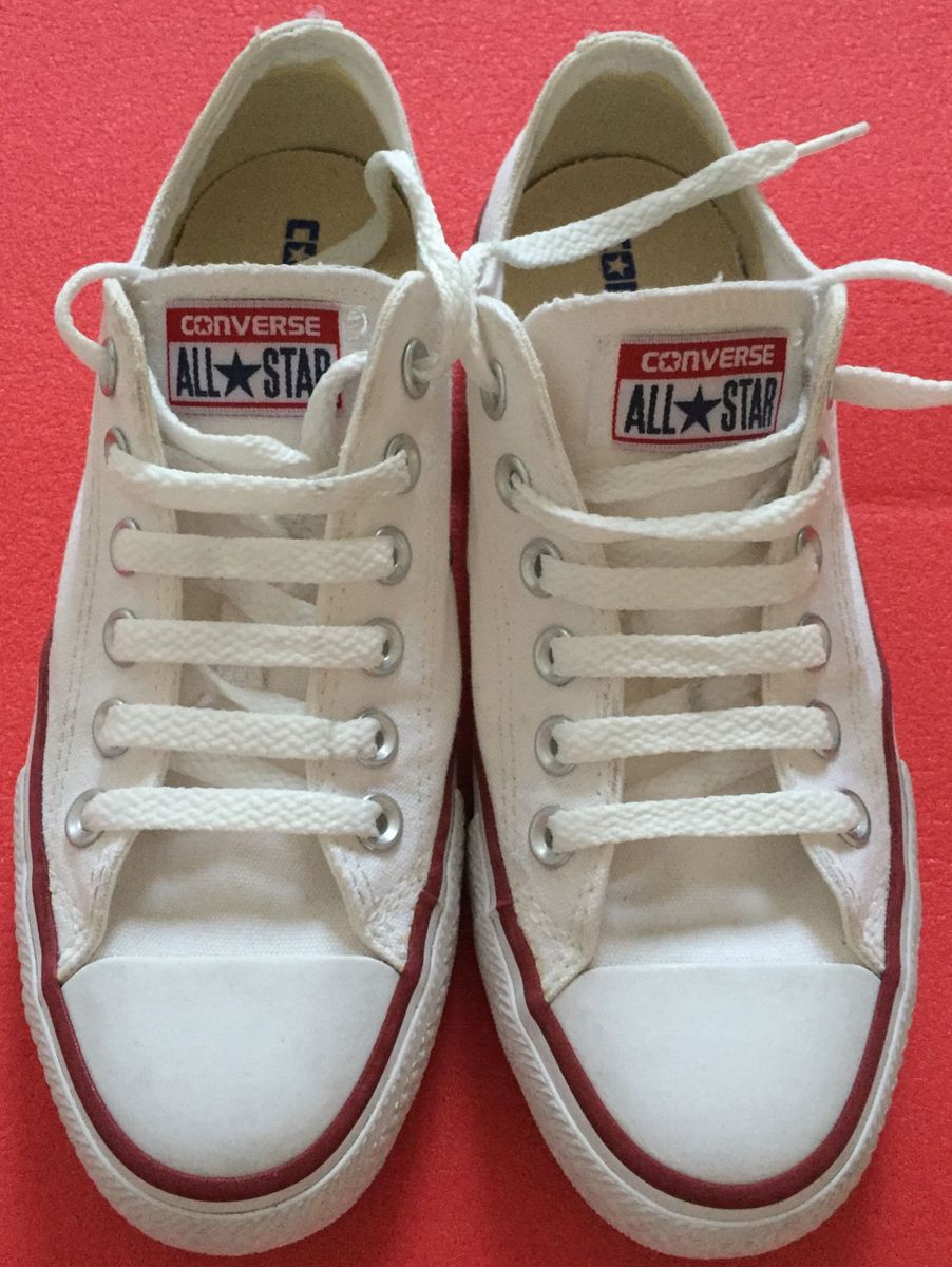 all star branco de pano