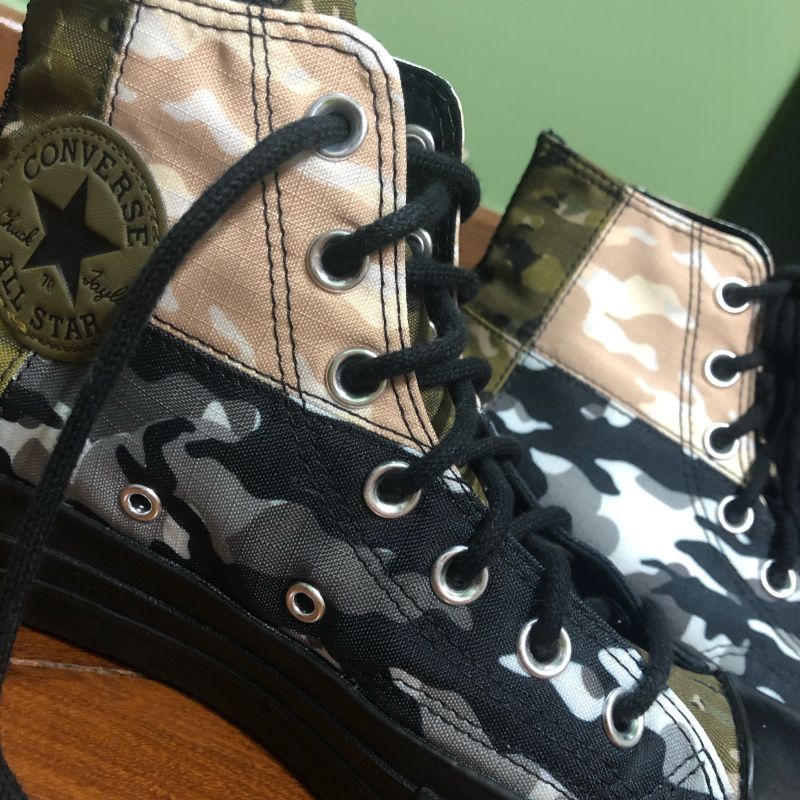 Botas converse cheap camufladas