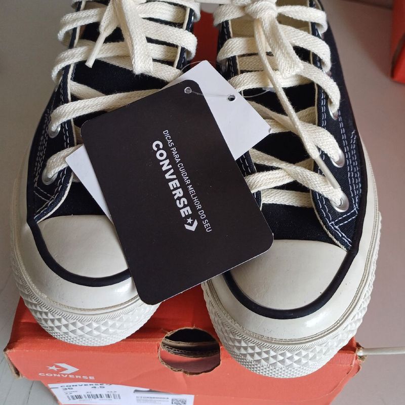 Tenis Converse Chuck Taylor All-Star 70 Vintage Preto/Branco/Amendoa -  NewSkull