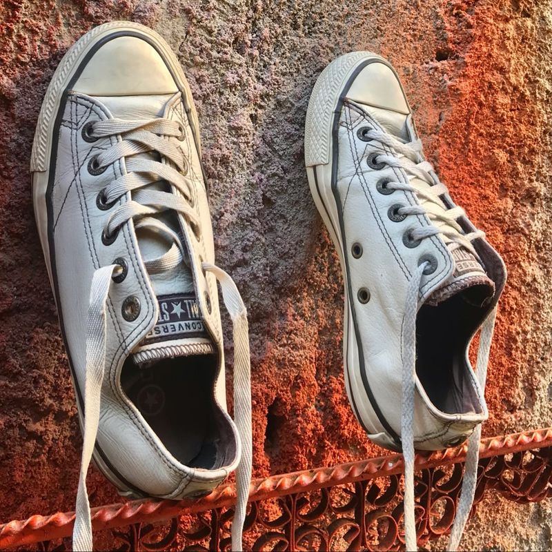 All star converse couro hot sale bege